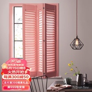 XY！Expensive Product Solid Wood Louver Curtain Living Room Study Office Bathroom Balcony Basswood Sliding Door Folding S