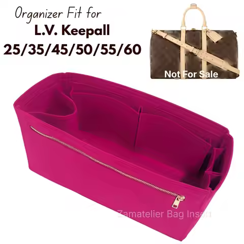 Felt Purse Organizer Insert for L.V. Keepall 25/35/45/50/55/60, Bag Liner for Tote Shopping Bag Shap