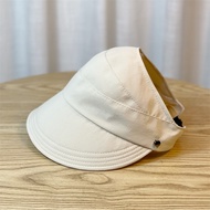 UFP50 Topi Bucket แบบเปิดด้านบน + หมวกกันแดดพร้อมปุ่มสำหรับหน้ากากผ้านุ่ม