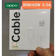ORIGINAL 80W/6.5A OPPO/REALME RENO 11 10 9 8 7 6 Pro FIND X5 X3 X2 REALME GT MASTER 6.5A SUPERVOOC U