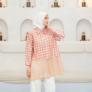 Arrum Blouse Batik Mix Brokat from MOKA Indonesia