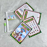 SG CustomMade - 2-3 Year Old Cocomelon JJ Family Customize Personalize Activity Book | Game Pack | B