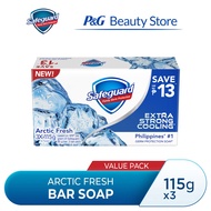 Safeguard Antibacterial Bar Soap Arctic Fresh 115gx3