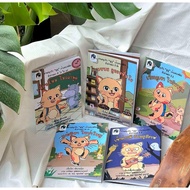 Book SET "Fufu Cat" (Training To Read Vowels And Enhance EF Brain Skills)/Phi Wan Noi (SET Of 5 Book
