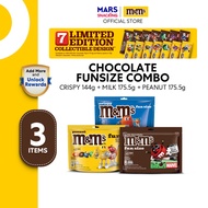 [Bundle of 3] M&M'S Funsize Pack - Crispy/Milk Chocolate/Peanut