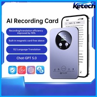 ChatGPT‑5 AI Voice Recorder 64GB, Audio Transcription Translation Summary Mind Mapping for Conferenc