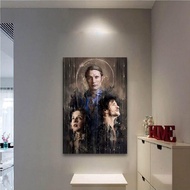 Hannibal Lecter Movie Poster Psychological Wall Art Canvas Poster Print Painting Home Living Room De
