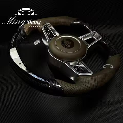 Upgraded LED GT Steering Wheel Carbon Fiber for Porsche 911 Boxster 987 996 GT2 GT4 RS Cayenne 957 9