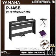 Yamaha P-145B 88-Key Graded Hammer Compact Digital Piano , Black (YAMAHA P 145B / P145B / P-145 / P1