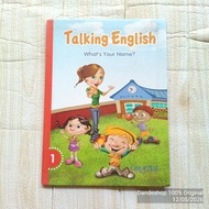 (English) Talking English 1 What's Your Name? By Grolier - Preloved Used English Children's Book