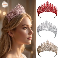 AHOUR Bridal Tiara, Exquisite Multi Color Baroque Crystal Wedding Crown, Headpieces Crystal Rhinesto