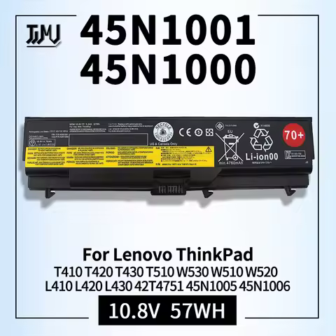 70+ 45N1001 42N1000 Laptop Battery for Lenovo ThinkPad T430 T430i T410 T510i W530i L430 SL530 0A3630