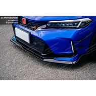 Honda Civic FE FL5 Bumper Type R Front Lips V5 Gloss black