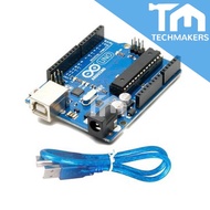 ARDUINO UNO REV3 R3 ATmega328P DIP Atmel Compatible Board Plug and Play (No need download extra Ardu