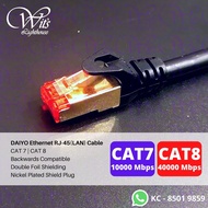 Ethernet Cable CAT 7 CAT 8 RJ45 LAN Cable LAN Wire Internet Cable High Quality Gigabit High Speed Ne