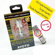 Led Motor H6 Ayoto M2A Putih &amp; Kuning Lampu Depan Bebek Matic