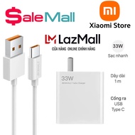 Shop Xiaomi LazMall Big Sale Hạ Giá Bộ Sạc 33W Xiaomi Cổng Type-C Hỗ Trợ Sạc Siêu Nhanh TurboCharge
