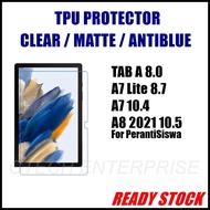 Paperlike Protector Samsung Galaxy Tab A 8.0 Tab A8 2021 A7 Lite 2019 2020 T295 LTE TPU Screen Prote