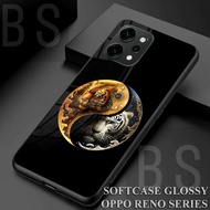 HP [ MK39 YINYANG ]Case Glossy HD Oppo RENO 10/10 PRO/10 PRO PLUS/11/11 PRO/11F/12 PRO/12 F/13 PRO/1