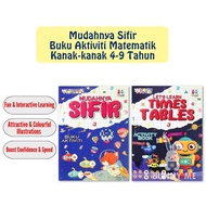 [BUNNY] Edukid: Belajar Sambil Berseronok Mudahnya Sifir & Times Tables【4-9 Tahun】Buku Aktiviti Mate