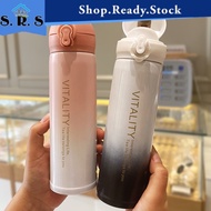 SRS_ 500ML Fashiong Gradient Smart Vacuum Thermal Flask 500ml Insulation Bottle Thumbler