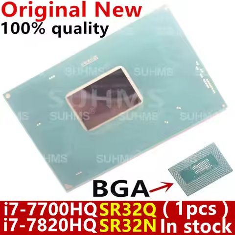 100% New i7-7700HQ SR32Q i7 7700HQ i7-7820HQ SR32N i7 7820HQ BGA
