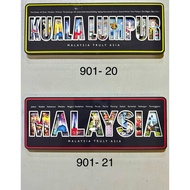 Magnet Wooden KL / M’sia Wording C/Plate Design  Code number - 901-20/901-21