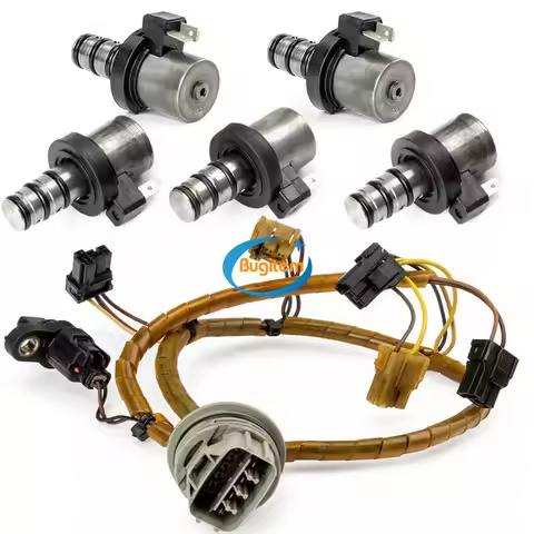 A Set Transmission Shift Solenoid Kit With Harness F4A41 F4A42 F4A51 Compatible For Mitsubishi Hyund