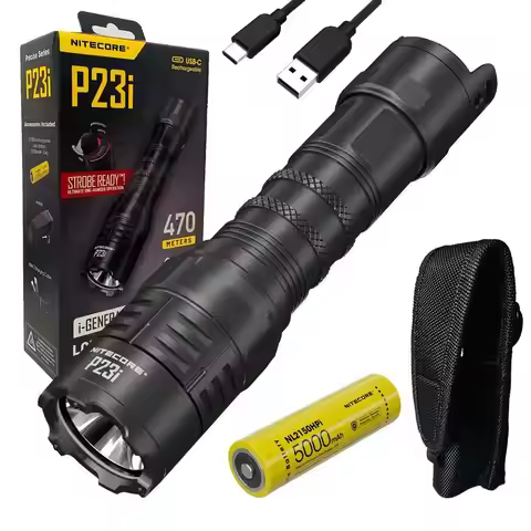 NITECORE P23i USB-C Rechargeable Flashlight LED 3000 Lumens Long Range Tactical Law Enforcement Torc