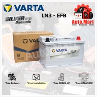 Bateri Kereta / Car Battery - Varta Silver Dynamic - EFB - LN3 - 70AH