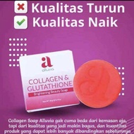 Alluvia Collagen soap glutathione Alluvia 20gr original