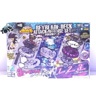 BEYBLADE DECK ATTACK & DEFENSE SET BB-86 BB86 WBBA METAL FIGHT BEYBLADE SERIES TAKARA TOMY CODE 966
