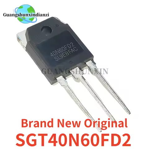5-10PCS Brand New Original SGT40N60FD2 SGT40N60FD2PN 40N60 FD2 40N60FD2 TO-3P 40A 600V IGBT Transist