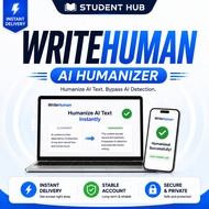(24/7 Fast) WriteHuman AI | Unlimited Humanizer | AI Detector Bypass | Premium Account