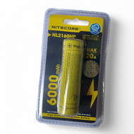 NITECORE - 【香港行貨】Nitecore-NL2160HP 21700電池 /6000MAH / 20A高能量 /循環充電池