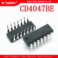 10PCS CD4047BE DIP14 CD4047 DIP new and  original IC Logic multi frequency oscillator