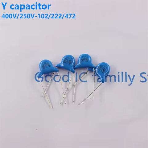 20PCS Safety Y Capacitor X1 Y1/400V Y2/250V 101/151/221/331/471/681/102/222/332/472/103M 100/150/220