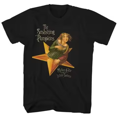 2026 The Smashing Pumpkins Classic Rock Band T-Shirt Unisex Casual Short Sleeve 100% Cotton Top Summ