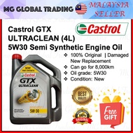 Castrol GTX ULTRACLEAN – Semi Synthetic 5W 30 / 5W30 / 5W-30 engine oil / motor oil (4L)