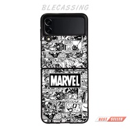 Hardcase Casing Samsung Galaxy Z Flip Fold 6 5 4 3 5G Cover Marvel BC610