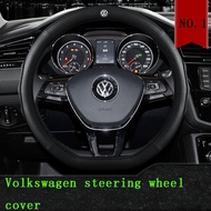 Volkswagen car steering wheel cover Passat Polo Jetta Beetle Golf Vento Scirocco Tiguan Car interior accessories