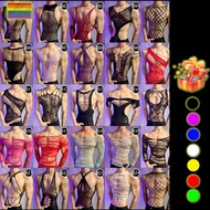 30 Styles Men Sexy Fishnet Mesh Cosplay Bar Club Dance Party Gay sissy Underwear Night Lingerie Dres