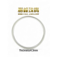 SF 999.9银 古法雾面素手镯30gram+-/100%AUTHENTIC 999.9 SILVER(SSH025)