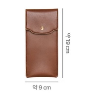 Daiso Pen case _Vintage Mood leather-style flat pen case