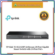 TP-Link TL-SG2428P JetStream 28-Port Gigabit Smart Switch with 24-Port PoE+ --3 Years Local Warranty
