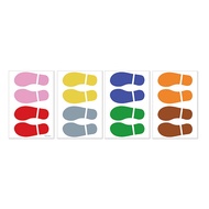 Angelorid| Adhesive Footprint Stickers, Non-slip PVC Floor Decals for Kids, Waterproof Sensory Path 