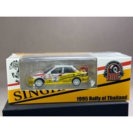 Bangkok Auto Salon EVO III Singha Ralliart Scale 1:64 Brand BM Creation