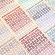 Morandi gradient alphanumeric stickers DIY handledger diary decorative English combination sticker