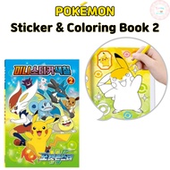 Pokémon Sticker Book Pokemon Coloring Book Pokemon Sticker Diary Decoration Phone Laptop Sticker Pikachu Pokémon Sticker Book