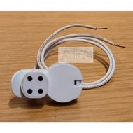 T8 Fluorescent Circular Tube Holder With Wire 4 Pin Ring Light Round Tube Holder Holder Lampu Bulat